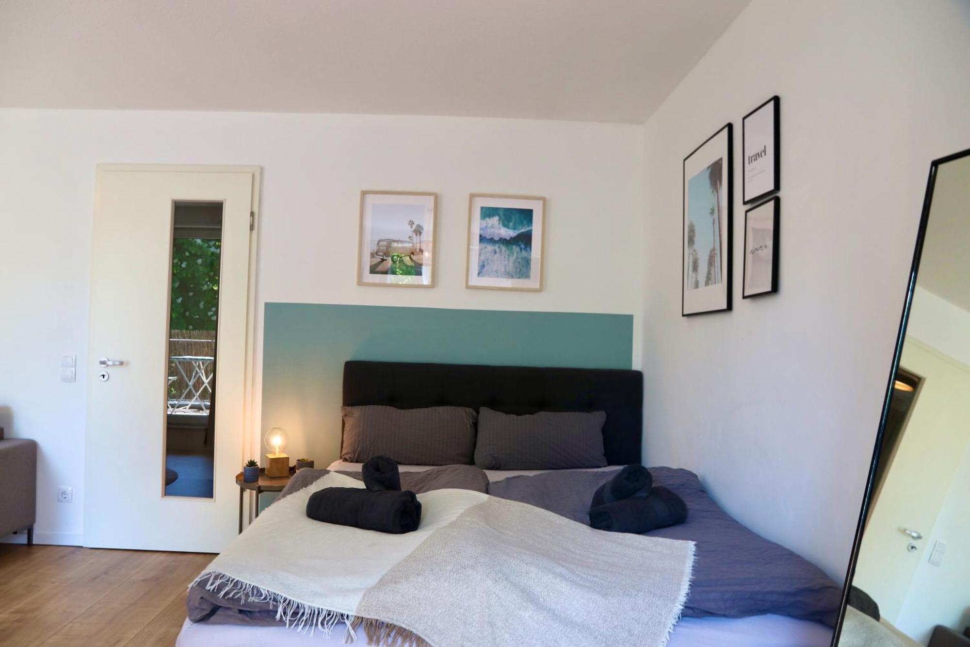 Gemuetliches 1R Apartment Mit Balkon, Parking, Tv Streaming Magdeburg Exteriör bild